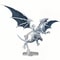 BlueEyes White Dragon Figure Model Kit For YuGiOh Collectors And Anime Desk Display 0