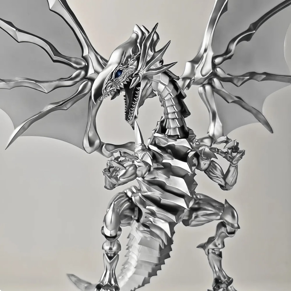 BlueEyes White Dragon Figure Model Kit For YuGiOh Collectors And Anime Desk Display 4