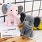 Cozy Elephant Plush Pillow Soft Kawaii Stuffed Animal Sleeping Aid for Kids & Babies