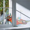 Cute Cat Peeking Window Decal Waterproof Glass Sticker for Car, Bedroom & Living Room