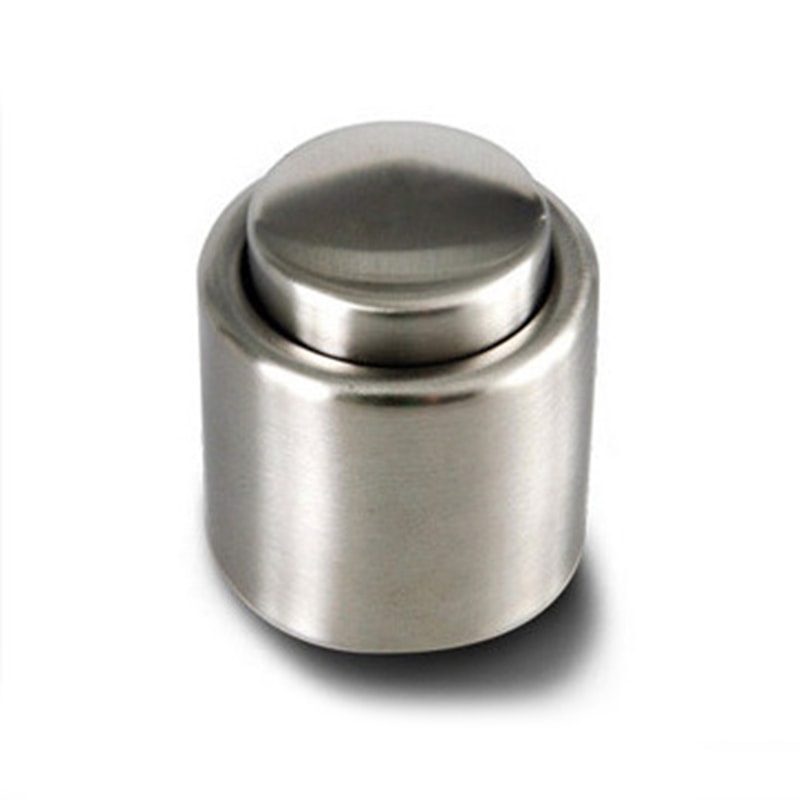Stainless Steel Vacuum Wine Stopper Set Reusable Airtight Wine Bottle Sealer Caps