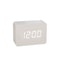 Nordic LED Wooden Alarm Clock with Voice Control & Temperature Display