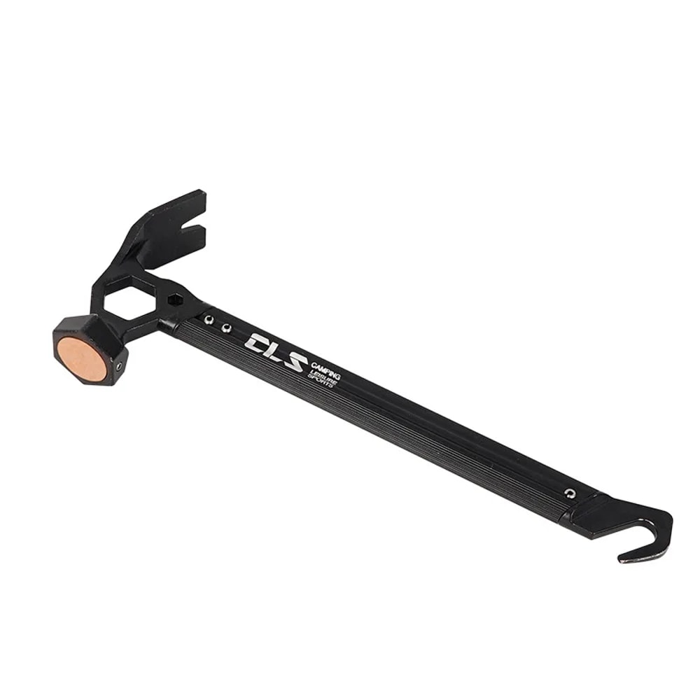 Heavy Duty Multifunction Camping Hammer With Tent Hammer Tool Nail Puller Stainless Steel Outdoor 1