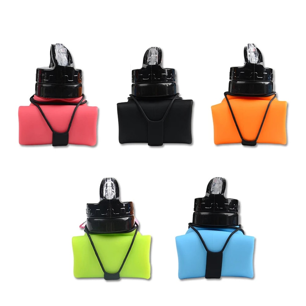 Collapsible Portable Water Bottle Leakproof Travel Sport 4