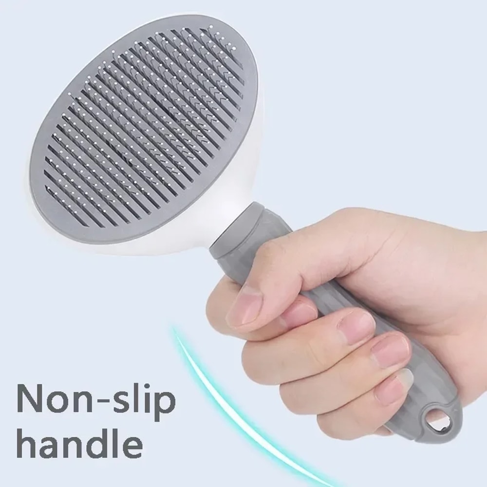 Self Cleaning Pet Hair Remover Brush for Dogs & Cats Grooming Tool