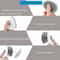 Self Cleaning Pet Hair Remover Brush for Dogs & Cats Grooming Tool