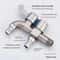 Dual Control Stainless Steel Faucet With Double Outlet Bathroom Bidet Tap 1