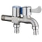 Dual Control Stainless Steel Faucet With Double Outlet Bathroom Bidet Tap 6