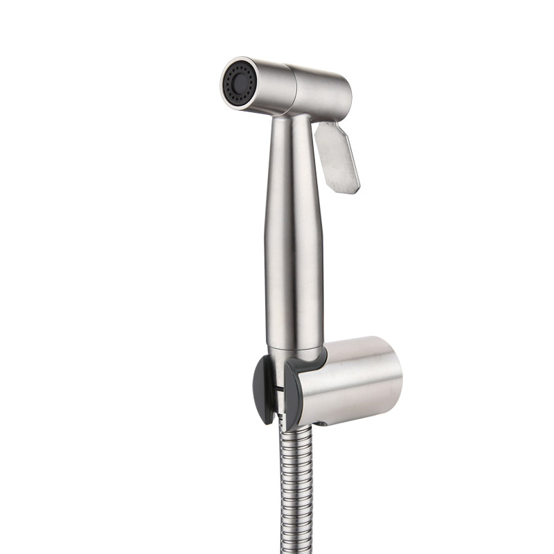 Stainless Steel Handheld Toilet Spray Kit for Bathroom Cleaning