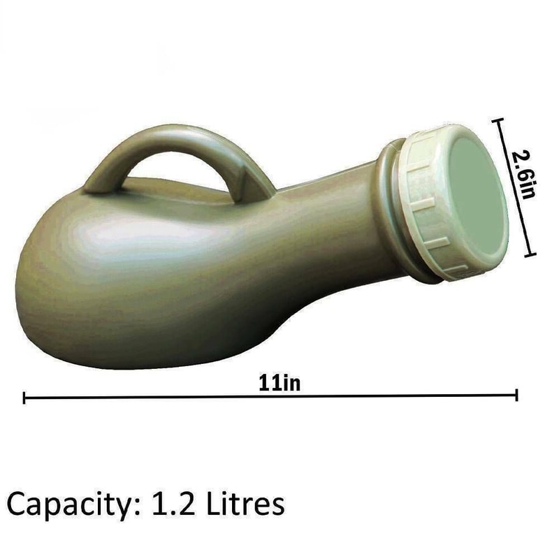 Portable Urinal Bottle for Travel, Camping & Outdoor Use