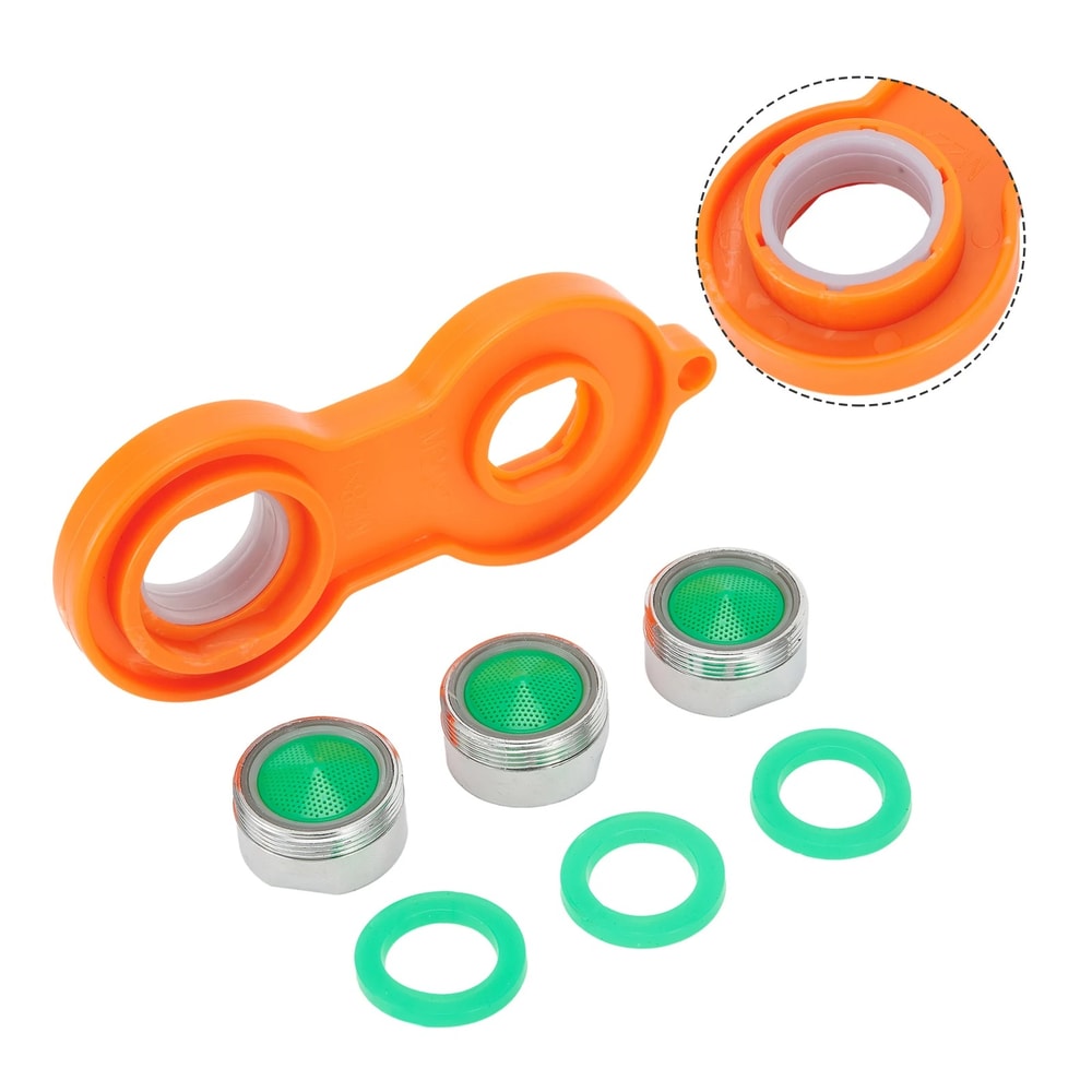 Pack Water Saving Faucet Aerator Set Multi Thread Kitchen & Bathroom Tap Filter