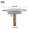 Premium Bathtub Drain Stopper for Sinks & Baths Silver Pop Up Plug