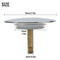 Premium Bathtub Drain Stopper for Sinks & Baths Silver Pop Up Plug