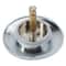 Premium Bathtub Drain Stopper for Sinks & Baths Silver Pop Up Plug