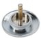 Premium Bathtub Drain Stopper for Sinks & Baths Silver Pop Up Plug