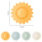 Anti Clog Silicone Floor Drain Hair Filter Cover Press Type Mat 4