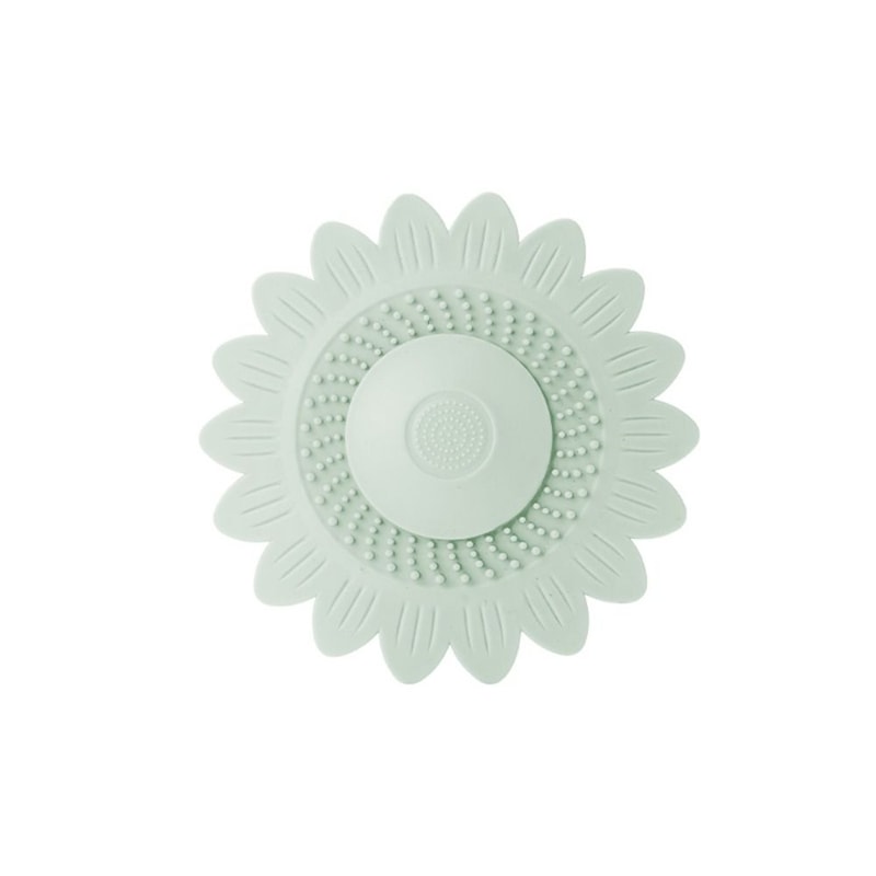 Anti Clog Silicone Floor Drain Hair Filter Cover Press Type Mat 6