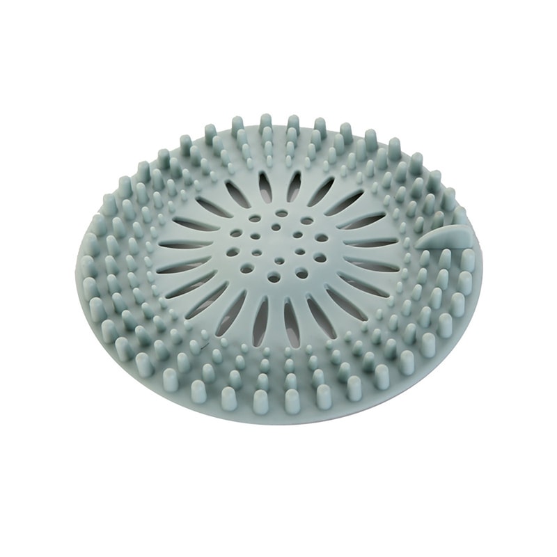 Silicone Shower Drain Hair Catcher Sink Strainer Hair Filter For Bathroom 3