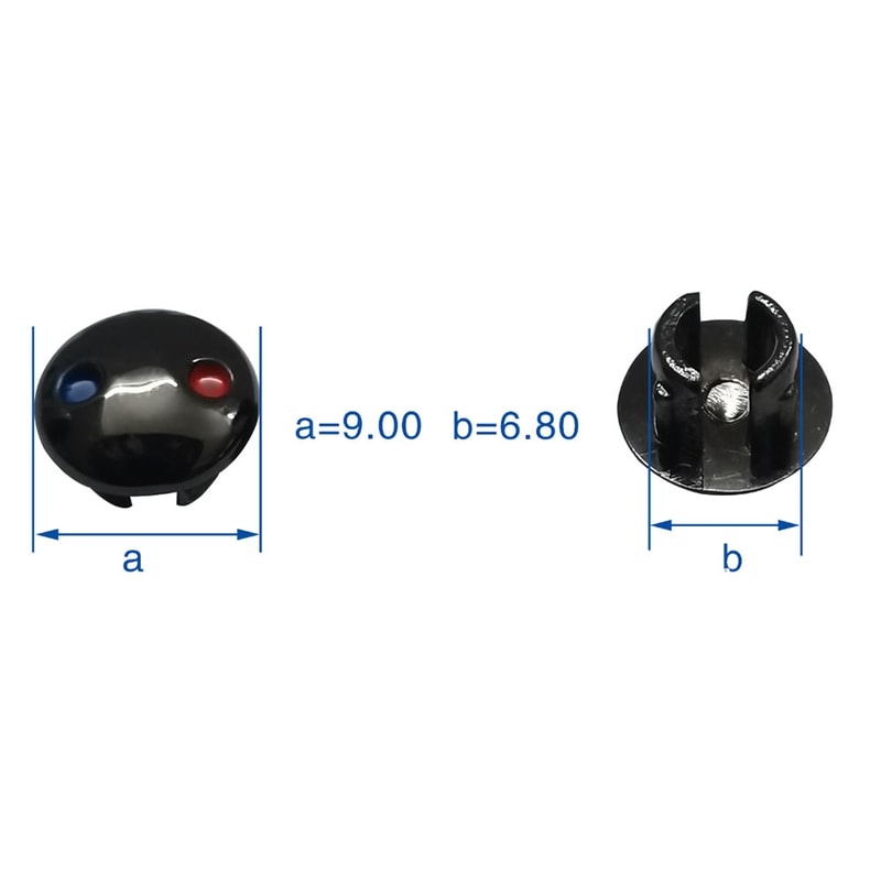 Faucet Handle Labels for Hot & Cold Water Mixer Tap