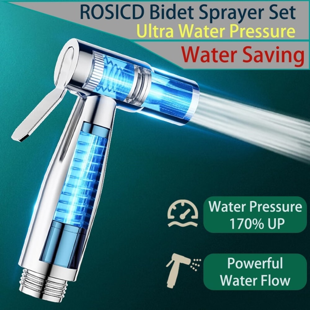 Premium Bidet Sprayer Kit with Hose and Way Faucet Diverter