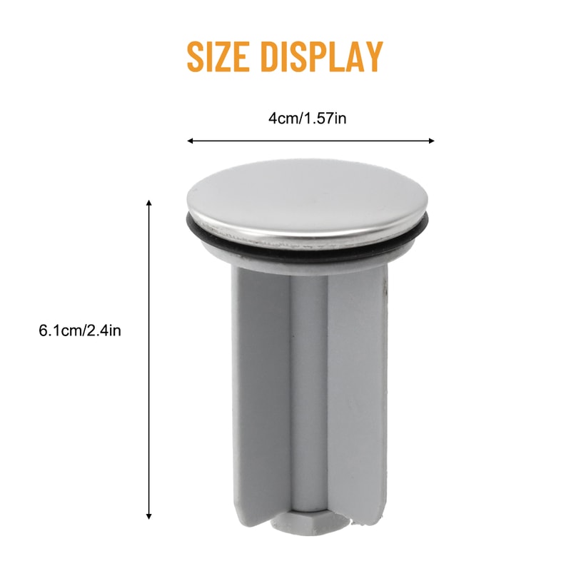 Premium Copper Wash Basin Drain Plug Stopper Replacement