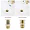 Elegant Brass Matte Black Pop Up Sink Drain Stopper With Overflow Filter 1