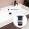Elegant Brass Matte Black Pop Up Sink Drain Stopper With Overflow Filter 4
