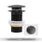 Elegant Brass Matte Black Pop Up Sink Drain Stopper With Overflow Filter 5