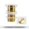 Elegant Brass Matte Black Pop Up Sink Drain Stopper With Overflow Filter 6