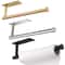 Adhesive Toilet Paper Holder Brushed Gold Stainless Steel Towel Rack