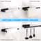 Adhesive Toilet Paper Holder Brushed Gold Stainless Steel Towel Rack