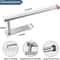 Adhesive Toilet Paper Holder Brushed Gold Stainless Steel Towel Rack