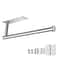 Adhesive Toilet Paper Holder Brushed Gold Stainless Steel Towel Rack