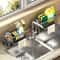 Multifunctional Kitchen Sink Organizer Rack for Sponge & Soap Storage