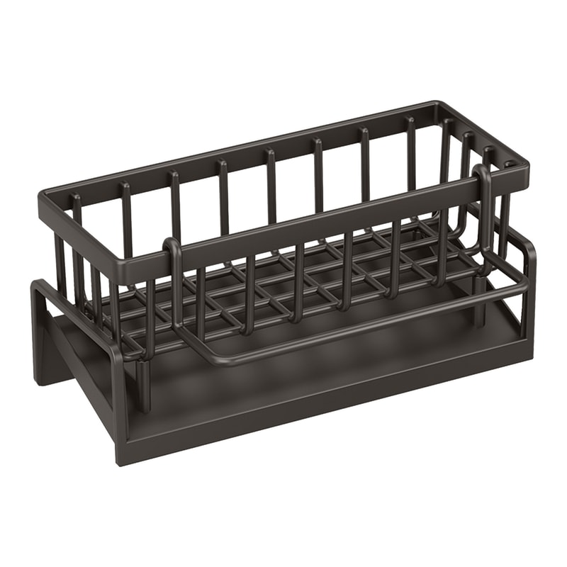Multifunctional Kitchen Sink Organizer Rack for Sponge & Soap Storage