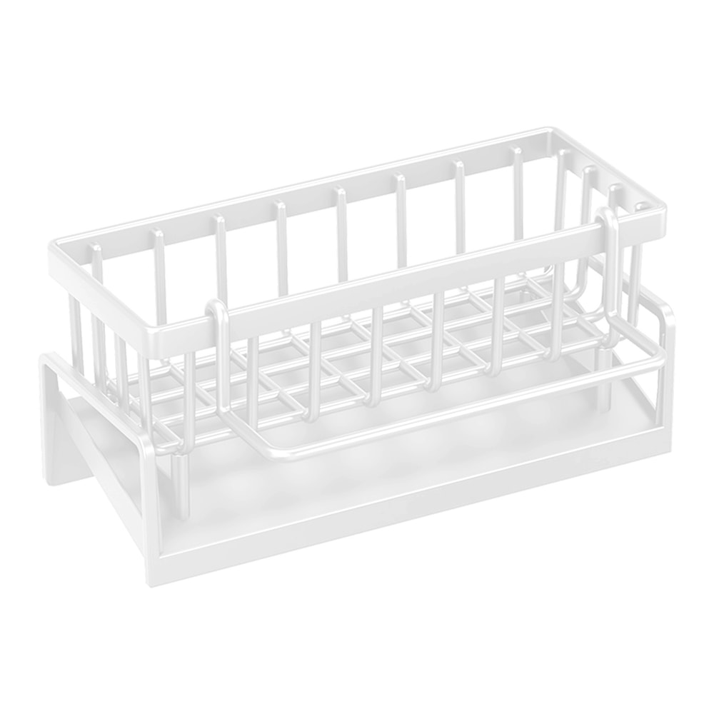 Multifunctional Kitchen Sink Organizer Rack for Sponge & Soap Storage
