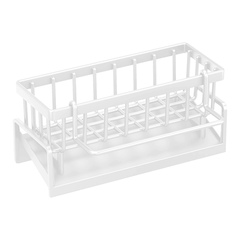 Multifunctional Kitchen Sink Organizer Rack for Sponge & Soap Storage