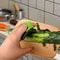 Ergonomic Black & Green Kitchen Peeler with Sharp Blade – Non-Slip Grip