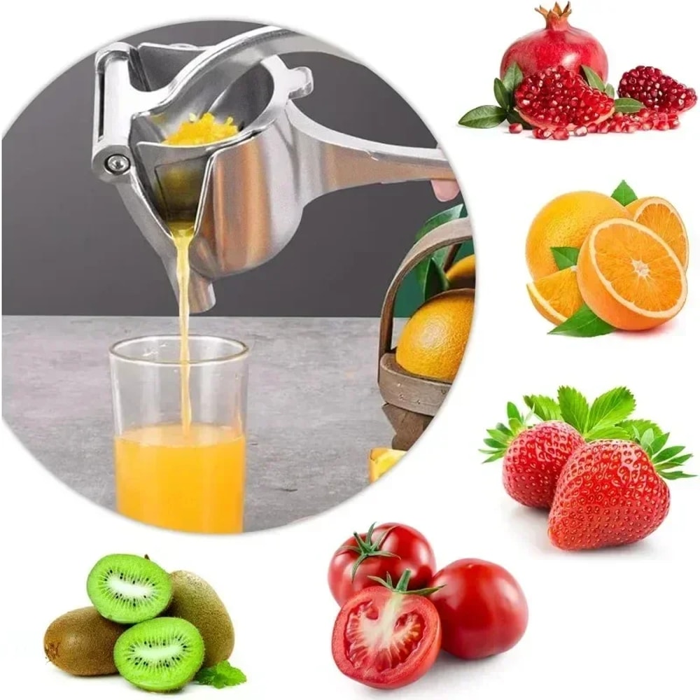Premium Hand Press Juicer Heavy Duty Manual Juice Squeezer for Pomegranate, Citrus & Sugar Cane