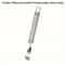 Stainless Steel Orange Peeler and Citrus Cutter with Handle Easy Lemon & Fruit Peeling Tool