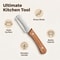 Vegetable Peeler with Wooden Handle & Stainless Steel Bottle Opener