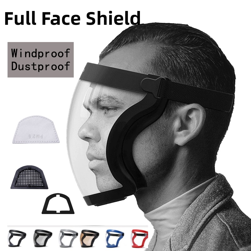 Full Face Protective Mask For Dust Oil And Splash Resistant Safety 0
