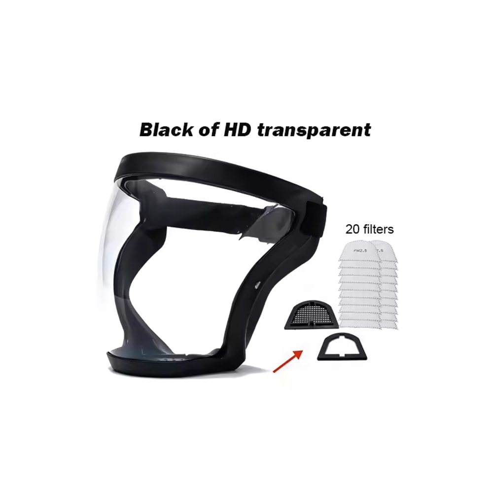 Full Face Protective Mask For Dust Oil And Splash Resistant Safety 11