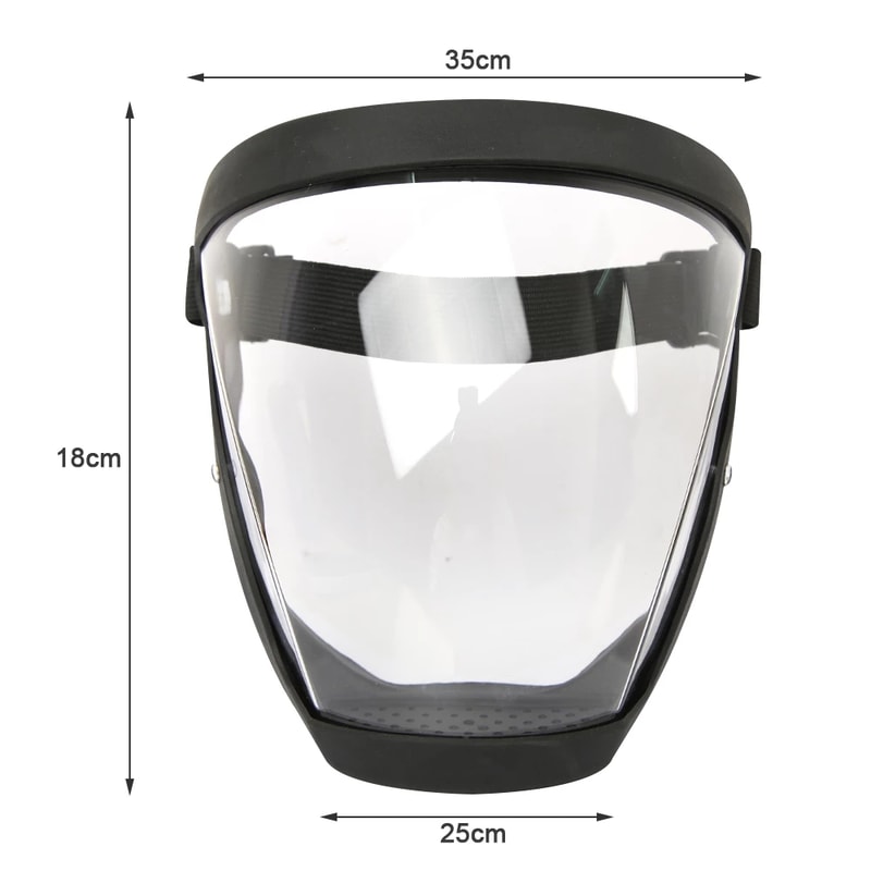 Color Transparent Full Face Shield For Safety Eye Protection 3