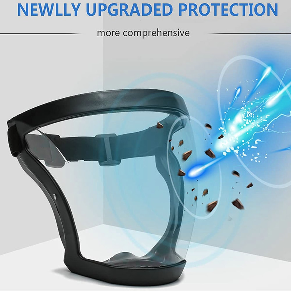 Color Transparent Full Face Shield For Safety Eye Protection 4