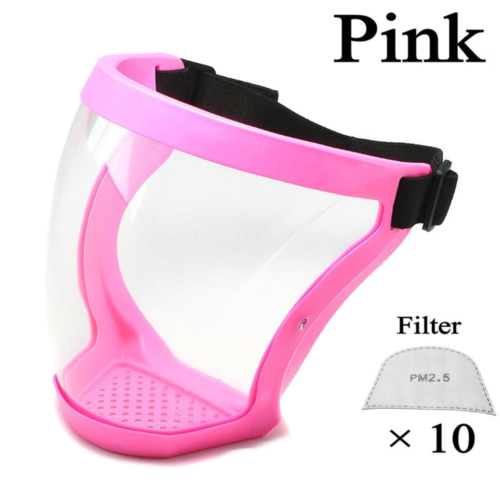Color Transparent Full Face Shield For Safety Eye Protection 6