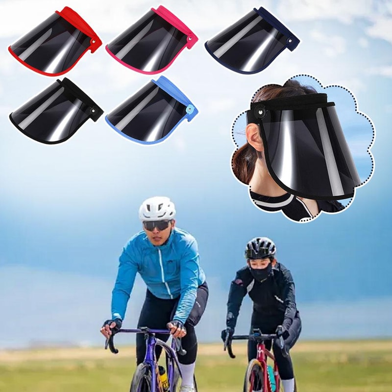 Foldable Anti UV Sun Visor Hat for Men & Women Outdoor Sport Face Shield