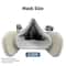 Half Face Gas Mask With Filters Dust Paint Protection 1