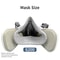 Half Face Gas Mask With Filters Dust Paint Protection 1