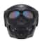 Full Face Skull Motorcycle Mask with Colored Goggles Tactical Windproof Protection